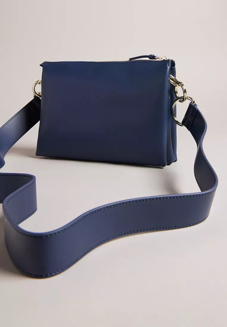 Ted baker navy discount blue clutch bag
