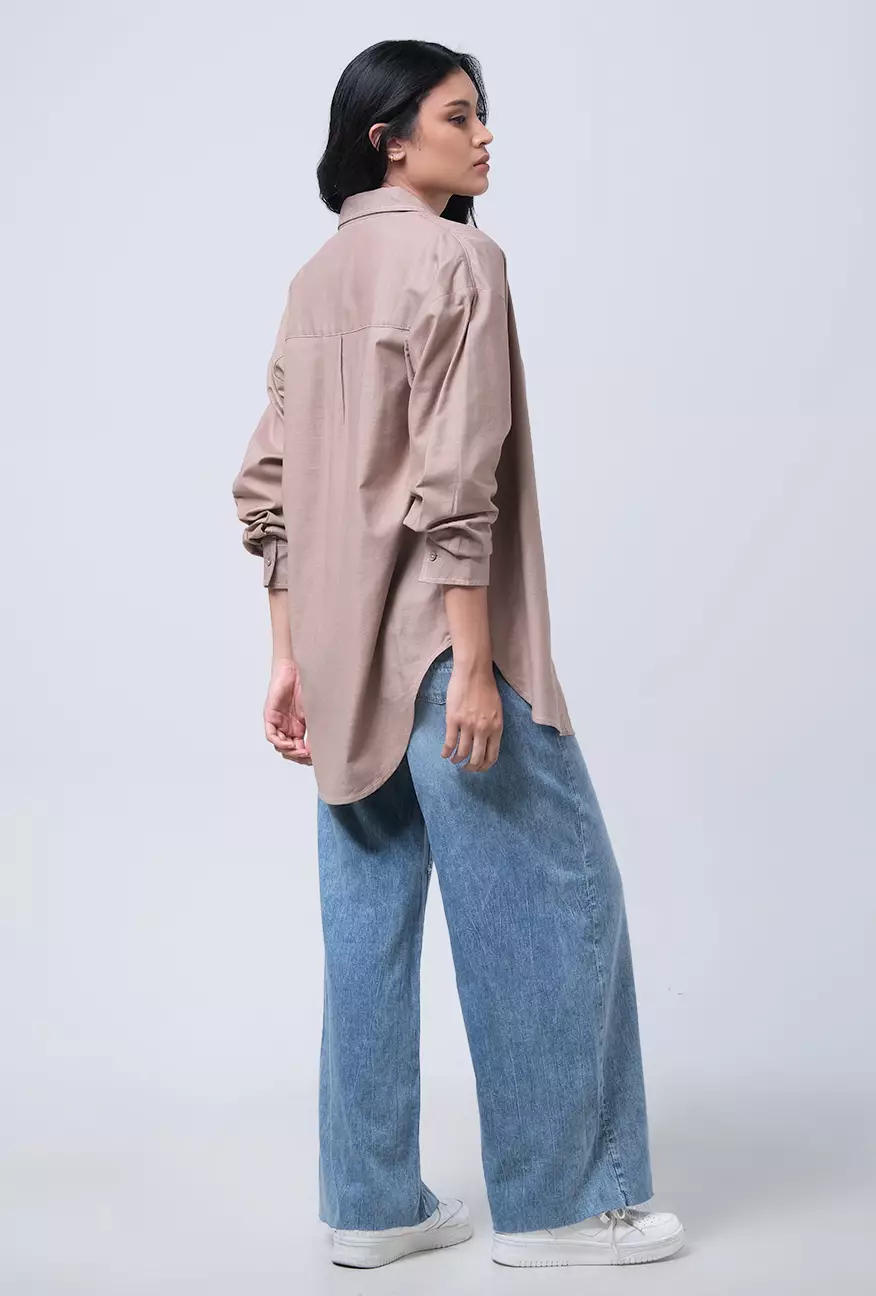 Kemeja Wanita Cala Brown