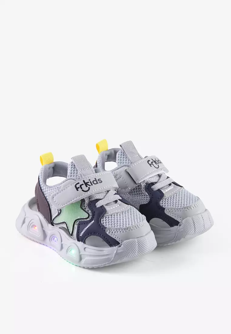 FR KIDS Sepatu Sandal Casual Anak LED B.Cyno