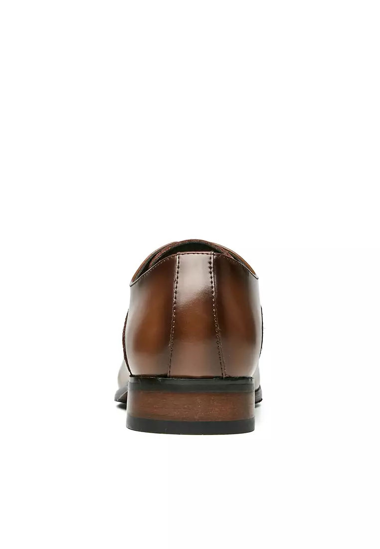 Leather Cap Toe Business Shoes KB002-1