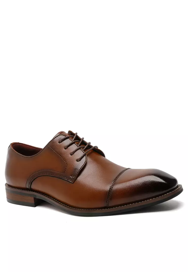 Discount on Twenty Eight Shoes  shoes - SKU: Leather Cap Toe Business Shoes Mk5018-3