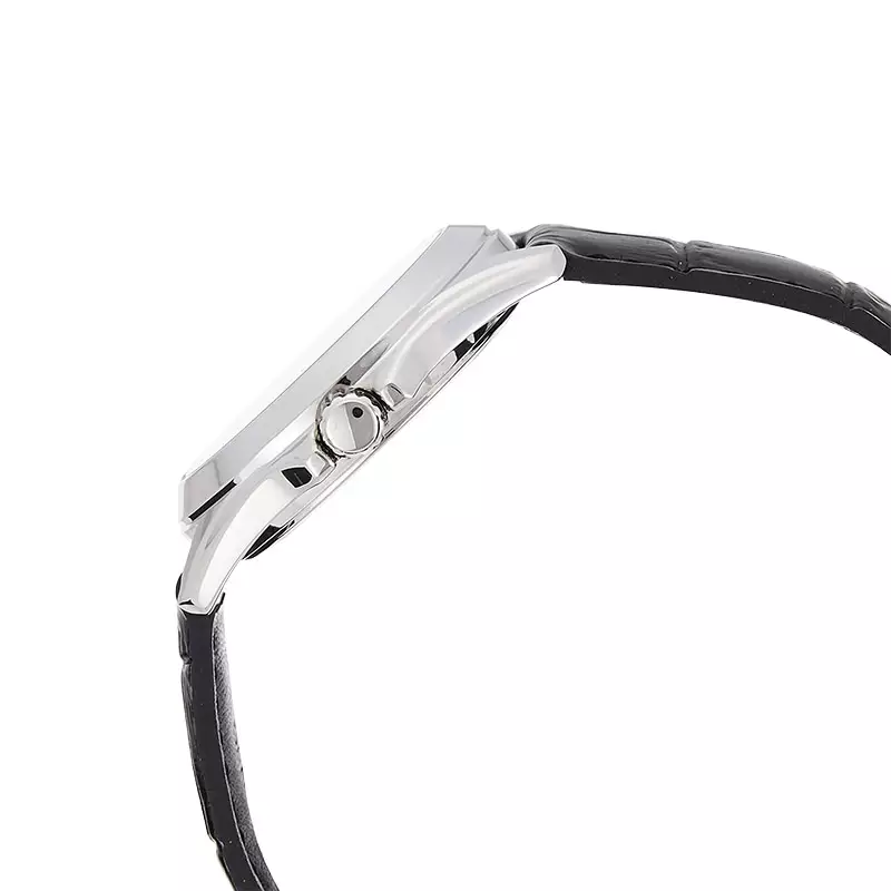 Jam Tangan Pria Casio General MTP-1370L-7AVDF Enticer Men Analog Silver Dial Black Leather Strap