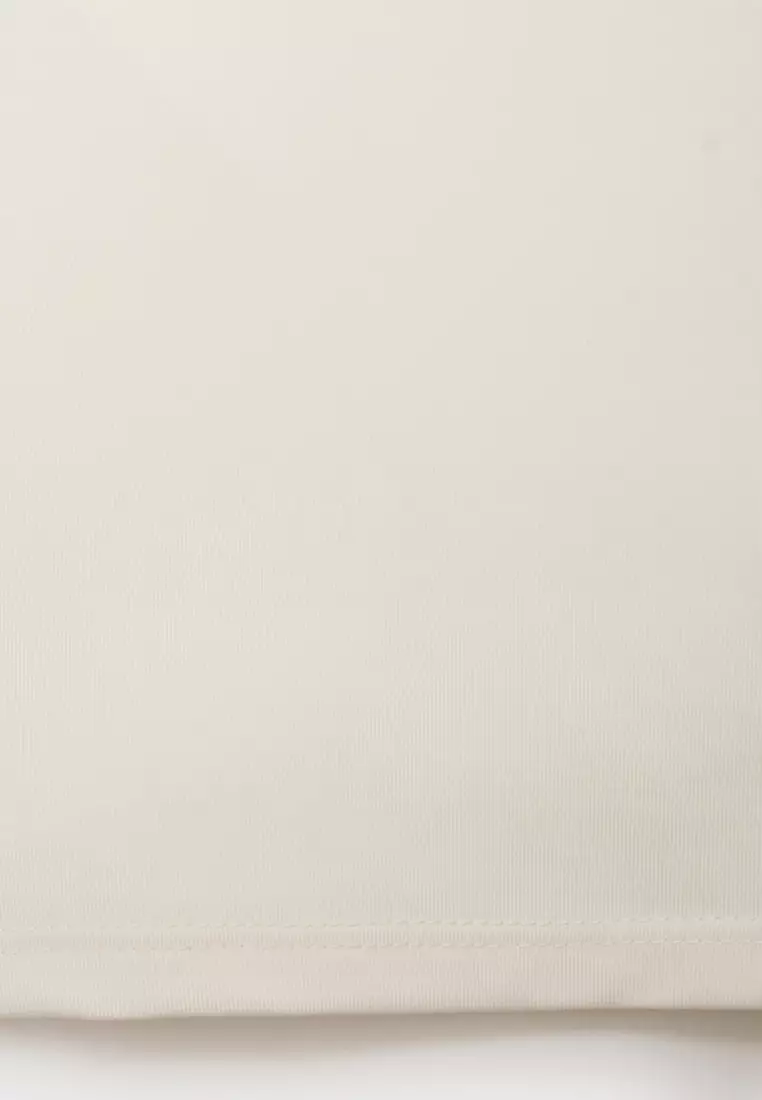 Fitted Top With Wide Straps