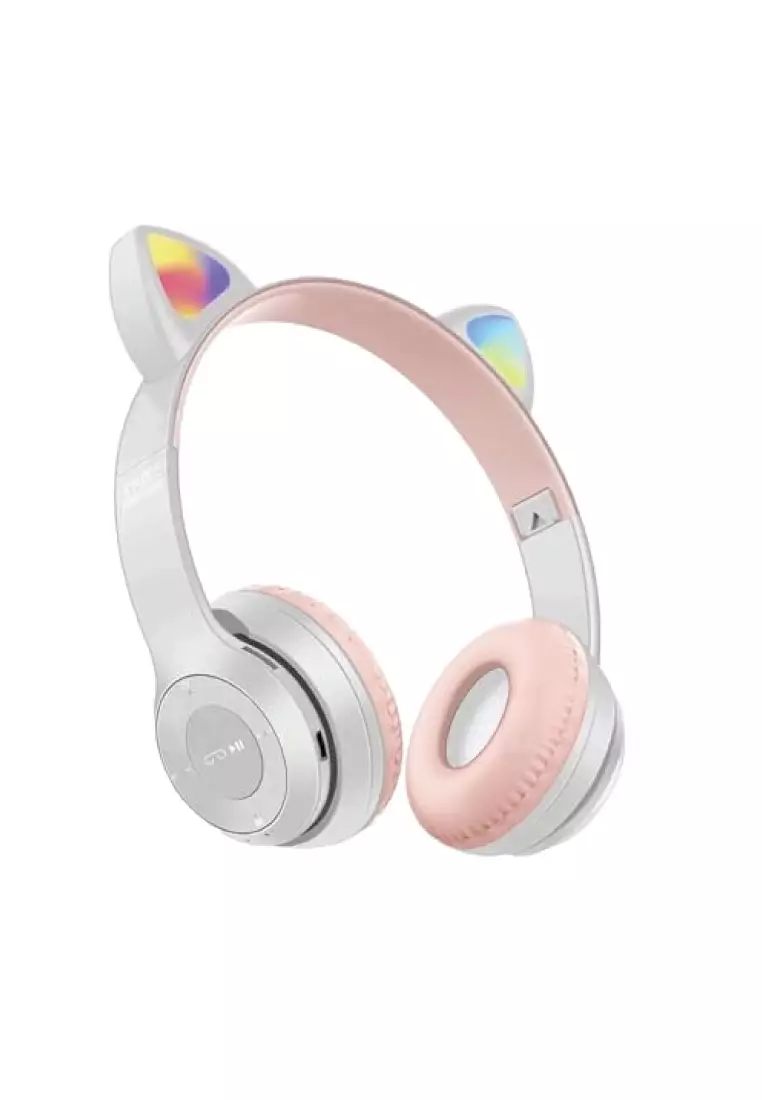 Buy Blackbox XY205 Kitten Ear with Colourful Light Wireless Headphones