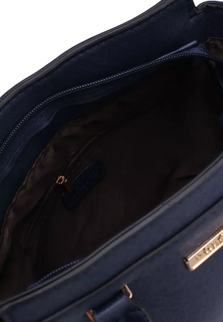 Saffiano Convertible Top Handle Bag