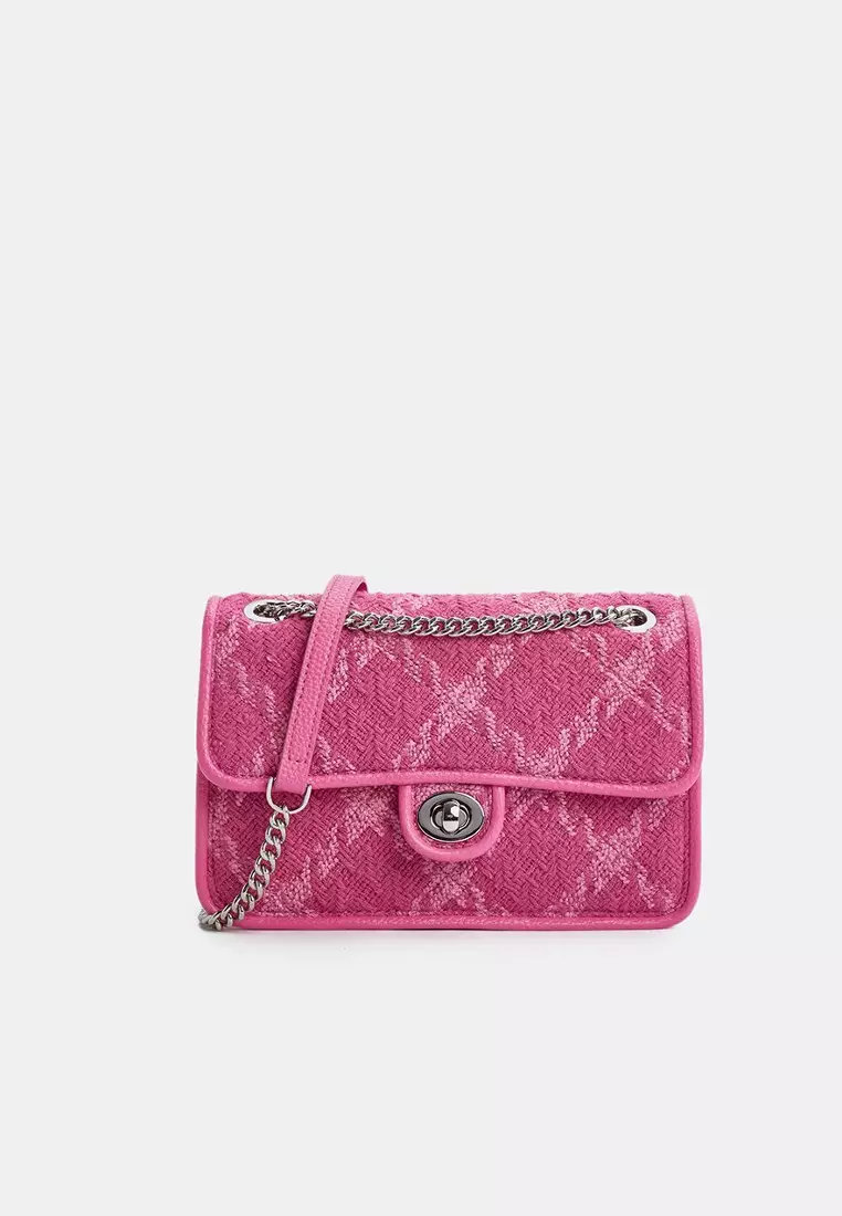 CHANEL, PINK QUILTED FLOWER FLAP MINI, Chanel: Handbags and Accessories, 2020