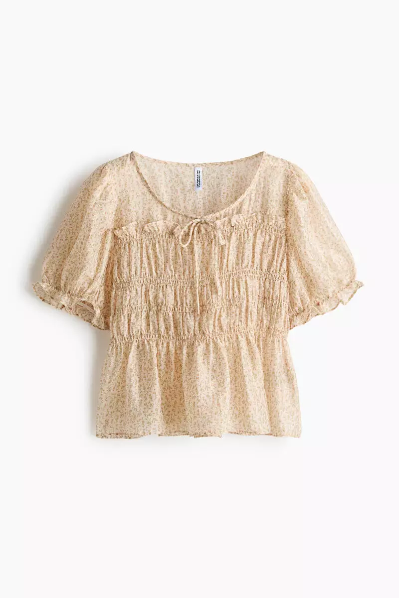 Smocked blouse