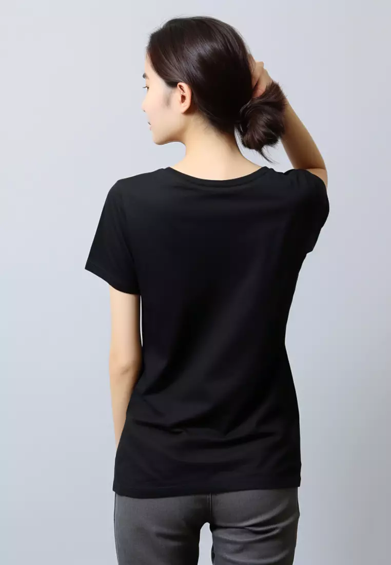 LTA53Y s-s Lds Trddy line ver blk