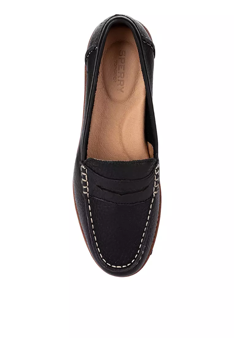 Sperry seaport penny loafer black online