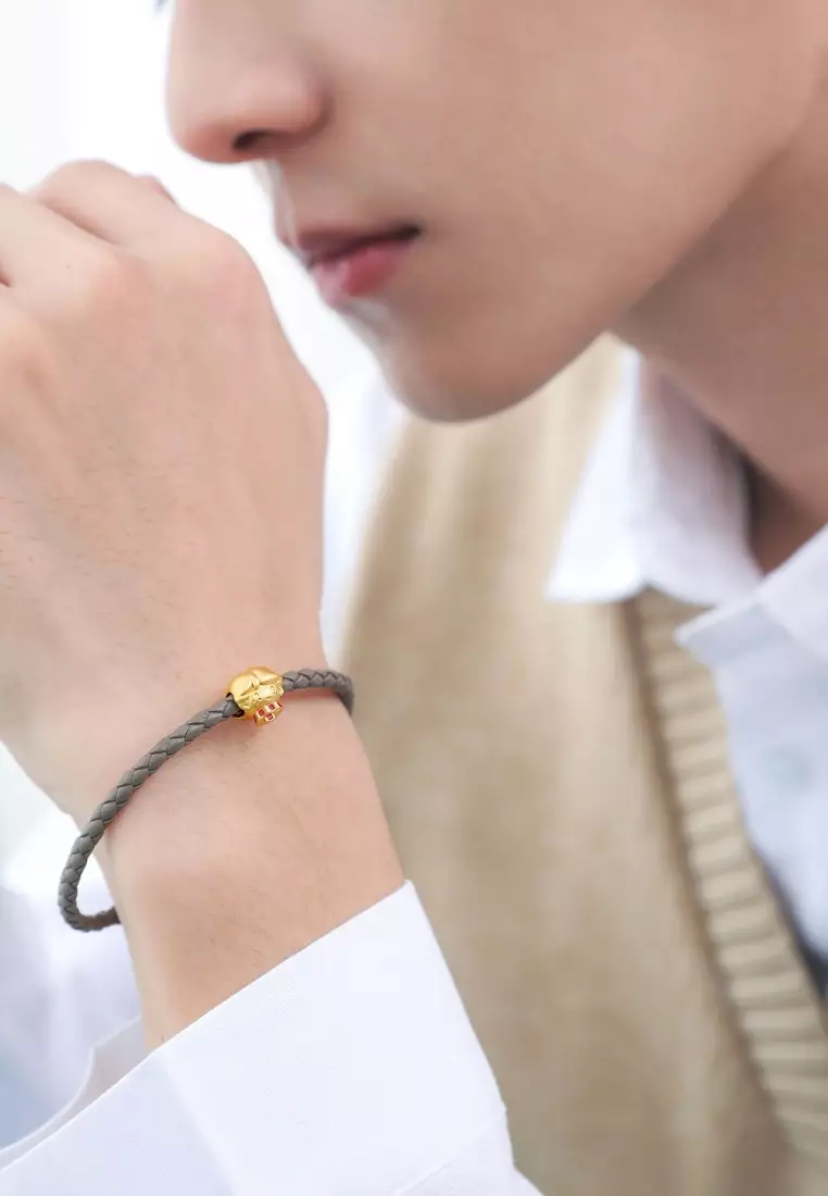 999 Gold Harry Potter Ron Weasley Charm for Women & Men 92748C [Bracelet not included]