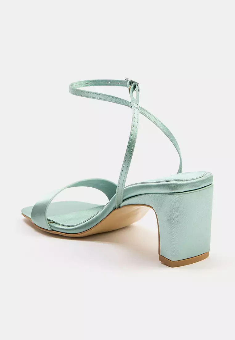 Ankle Strap Block Heels