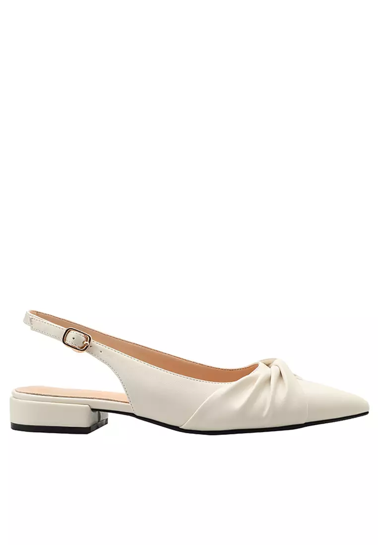 Discount on Twenty Eight Shoes  shoes - SKU: 2.5CM Twist Strap Slingback Heel TE578-3