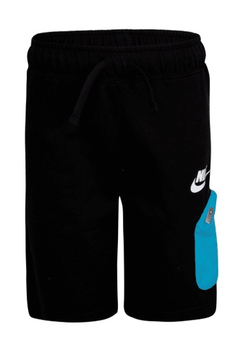 Nike black Nike Boy's Sportswear French Terry Shorts (4 - 7 Years) - Black 2672DKA9C46F50GS_1