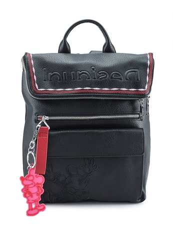 Desigual black Mickey Mouse Urban Backpack E967EACB183561GS_1