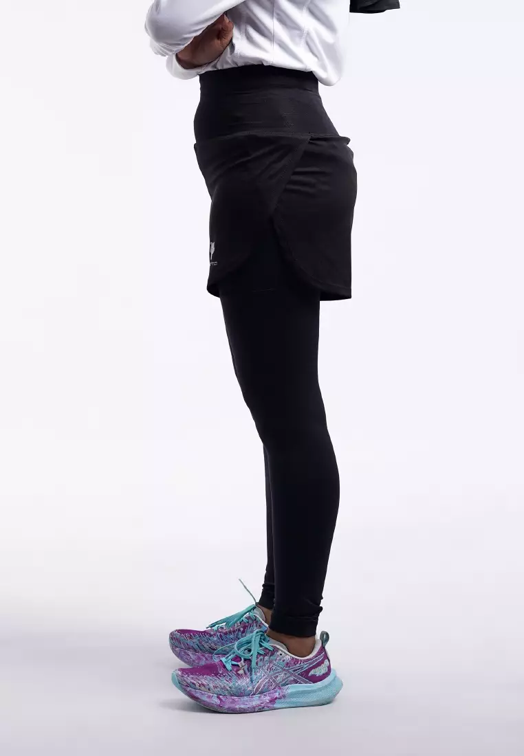 Tiento Celana Lari 2in1 Legging Running Sport Women Leging Olahraga Wanita