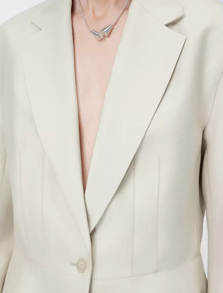 Commuting temperament mid-length suit