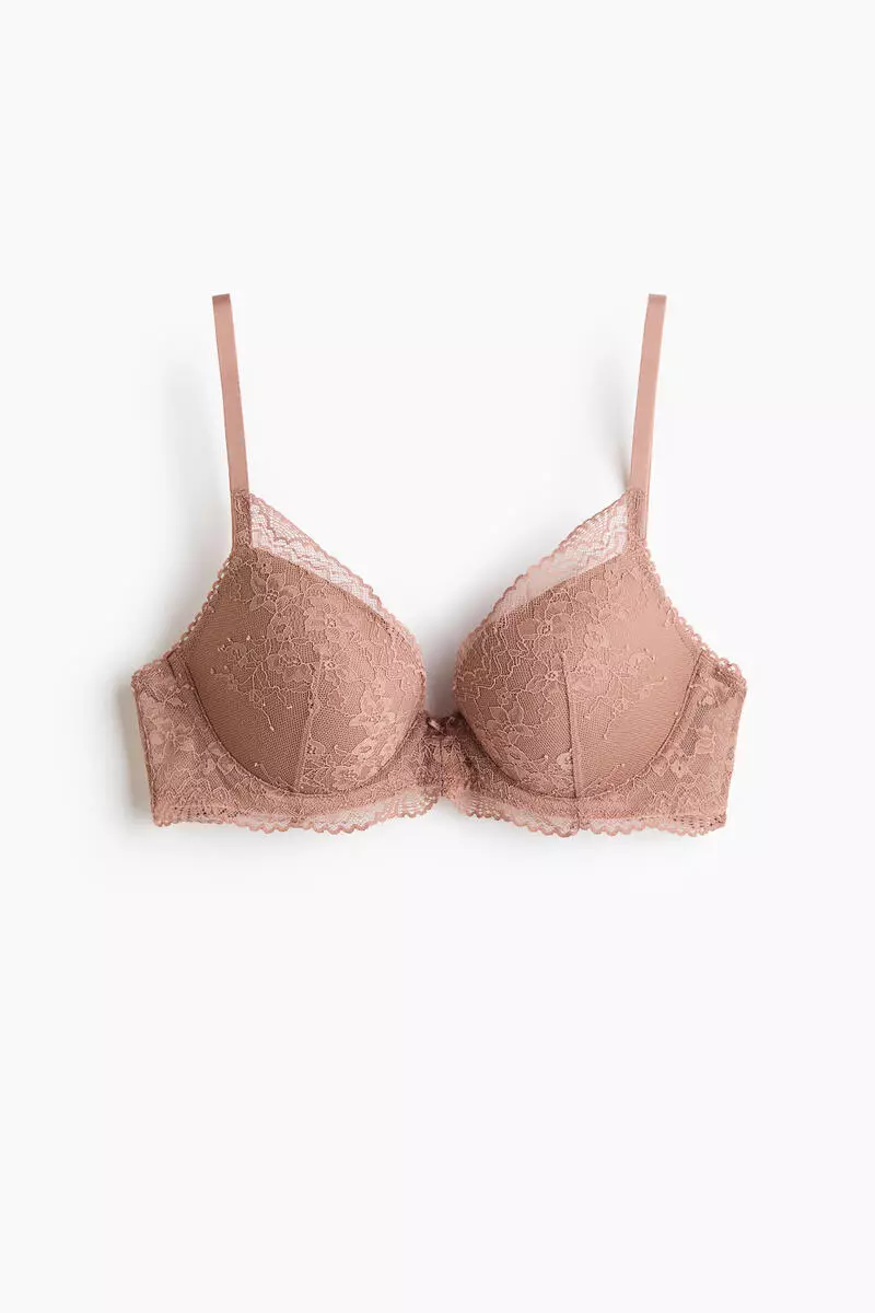 Lace push-up bra