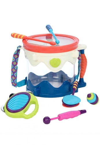 Buy Battat B Toys Drumroll Please Portable Drum Set Instruments 18 Months 2021 Online Zalora Singapore