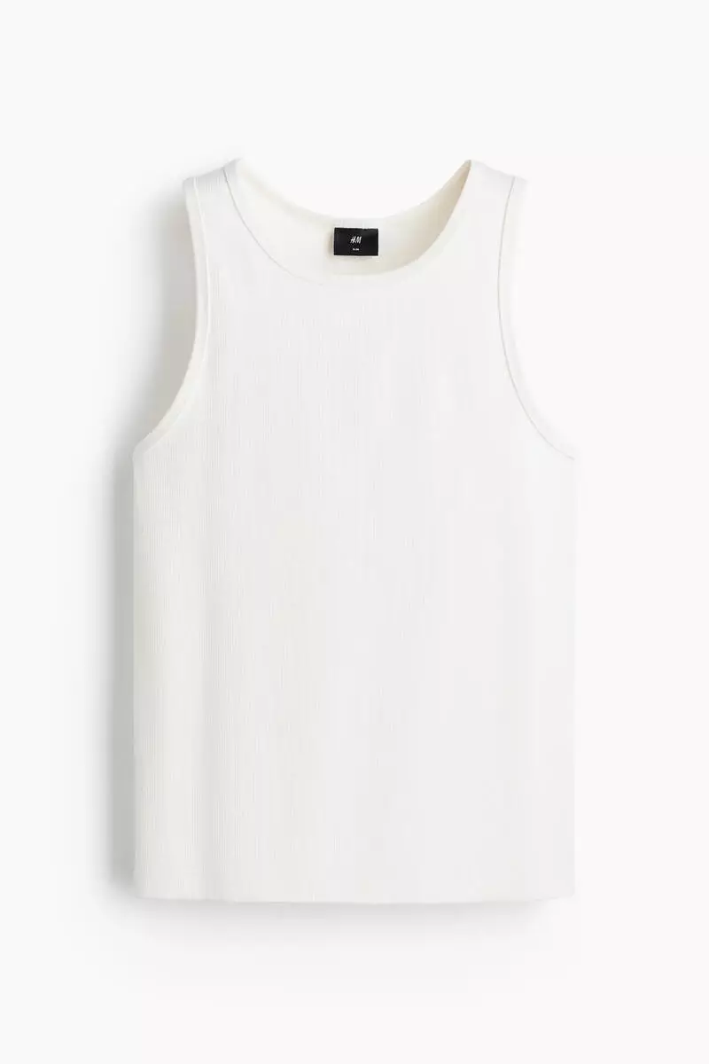 Slim Fit Ribbed vest top
