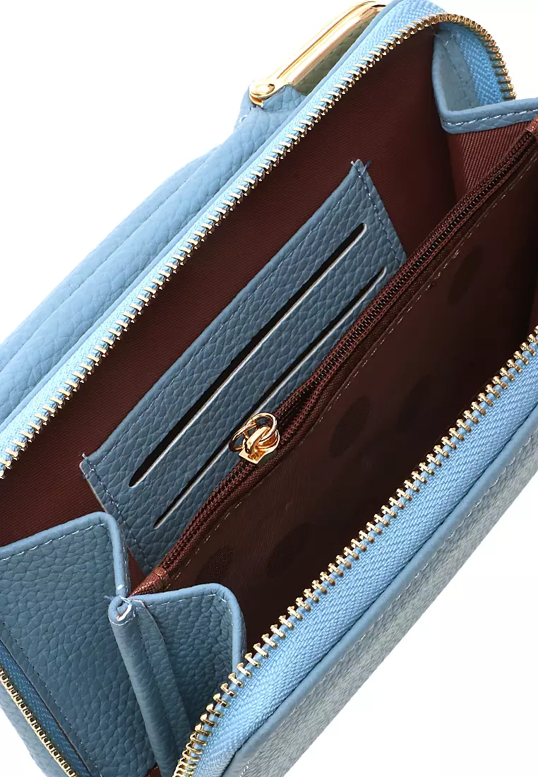 Sling Bag Tas Selempang Wanita Mini Design Many Slot Material Leather Kulit ORIGINAL