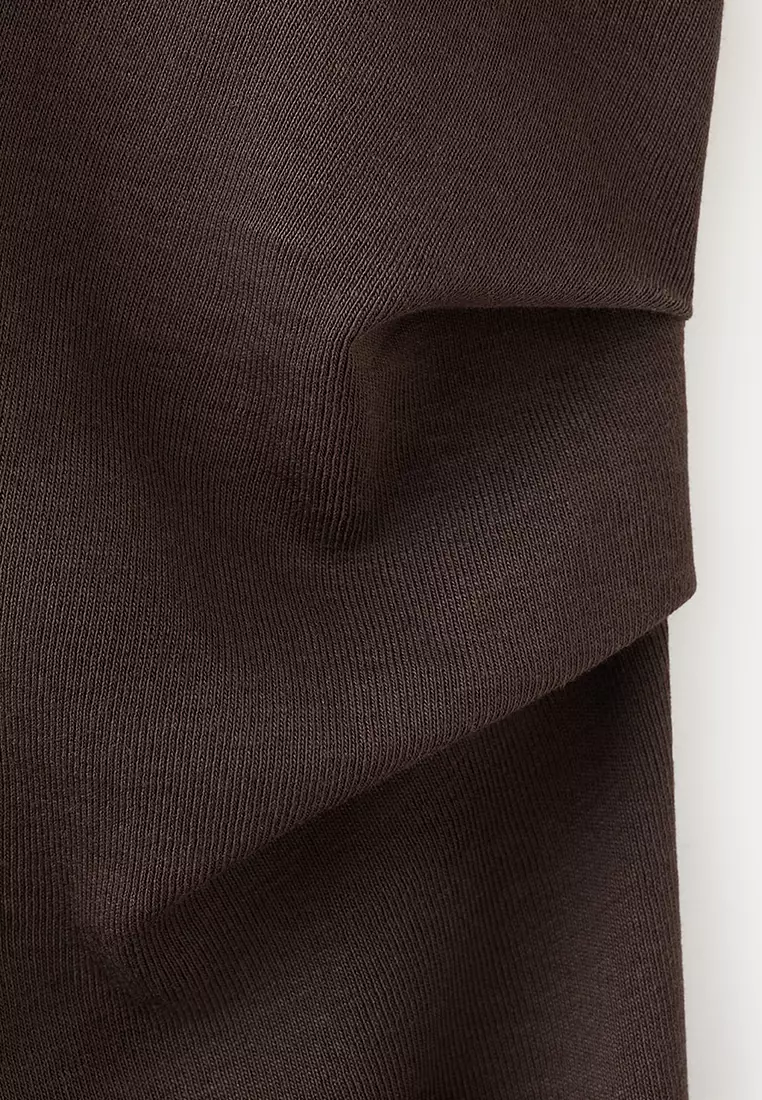 Midi-Dress With Draped Detail