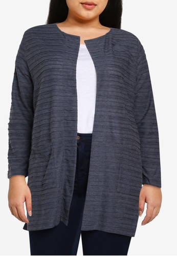 Only Plus Size Melly Long Sleeves Cardigan Only CARMAKOMA Online | ZALORA Hong Kong