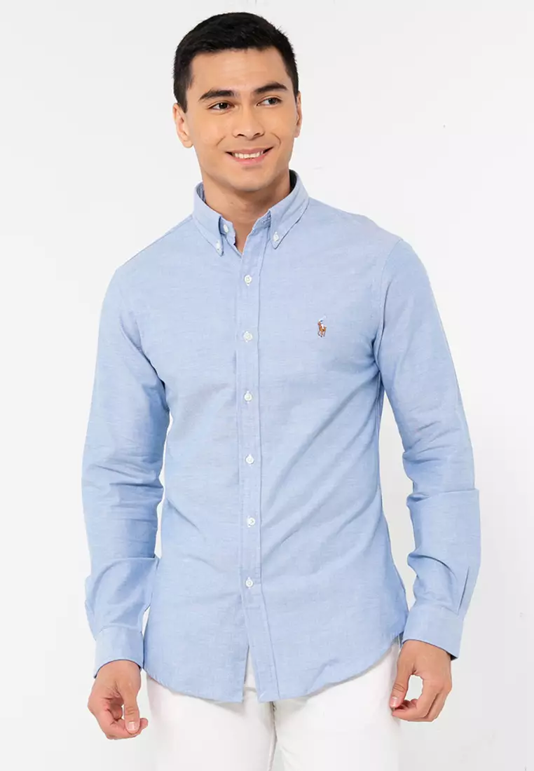 Polo slim fit stretch oxford shirt on sale