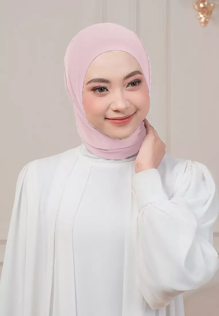 HIJAB INSTAN QIARA - BABY PINK