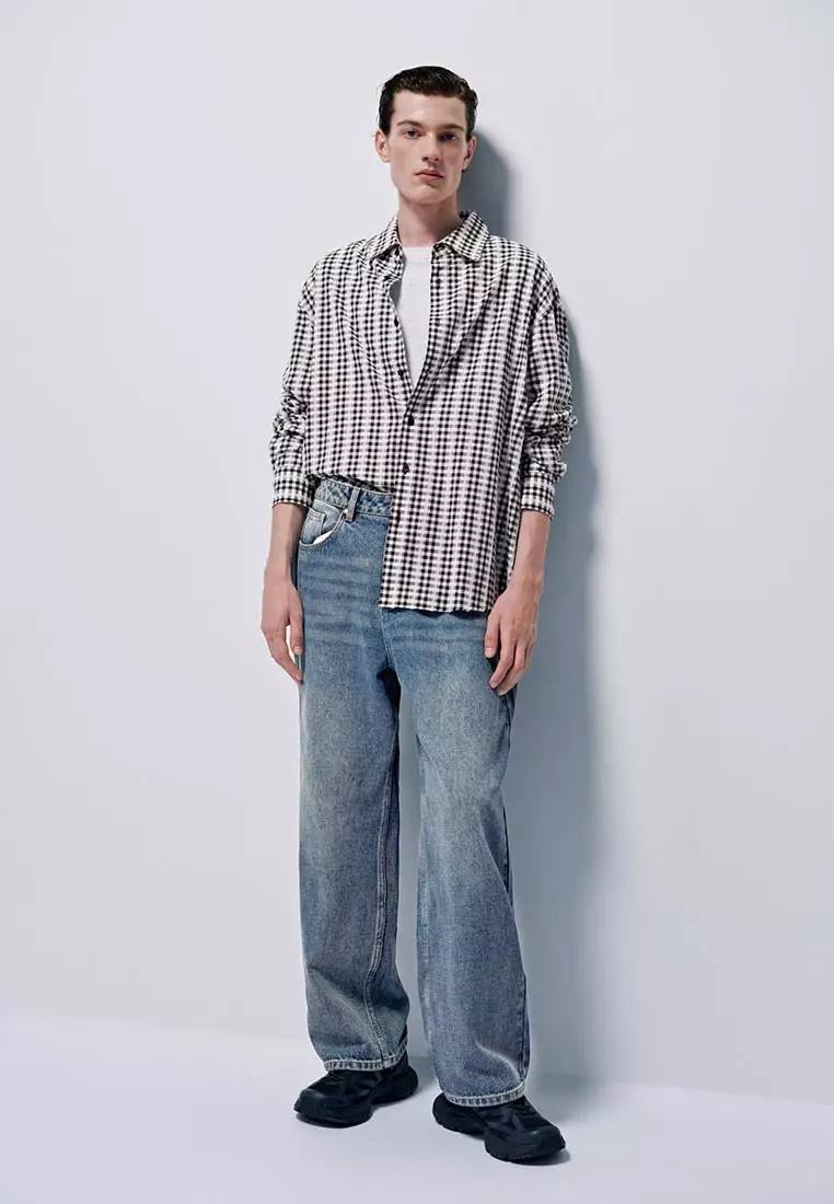 Loose Fit Check Shirts