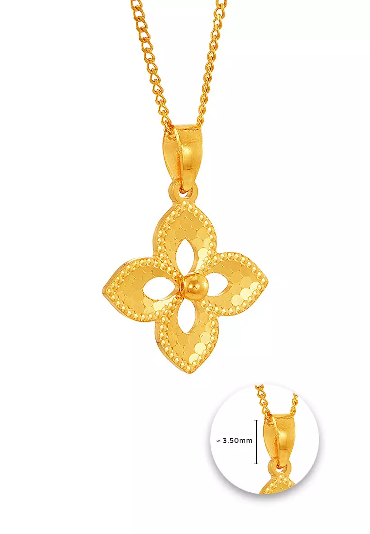 HABIB 999/24K Yellow Gold Pendant 9GP01510625