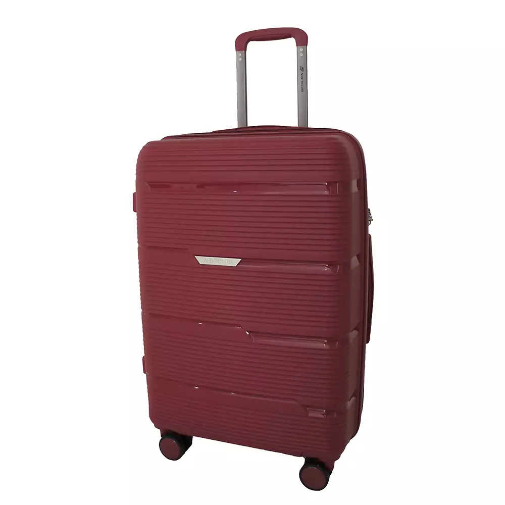 Navy Club Verona Koper Hardcase PP - Expandable 4 Roda Putar TSA Lock - Size 24 Inch