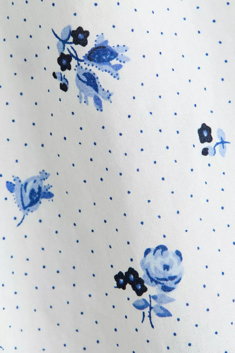 Tiered cotton dress