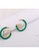 A-Excellence gold Double C Hoop Earrings in Green & Gold Tone 6F90EAC2C4D01FGS_5