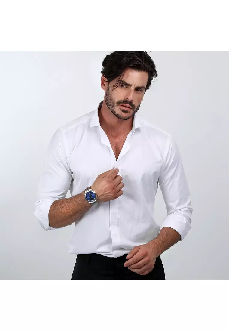 【2 Years Warranty】Trussardi Brink 44mm Men's Quartz Watch Luminous Hands R2453156004 Japan Movement