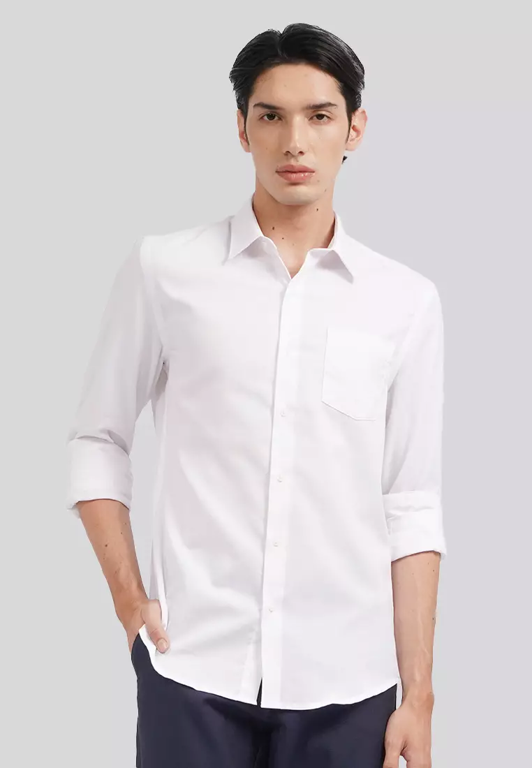 Slim Fit Long Sleeve Dress Shirt
