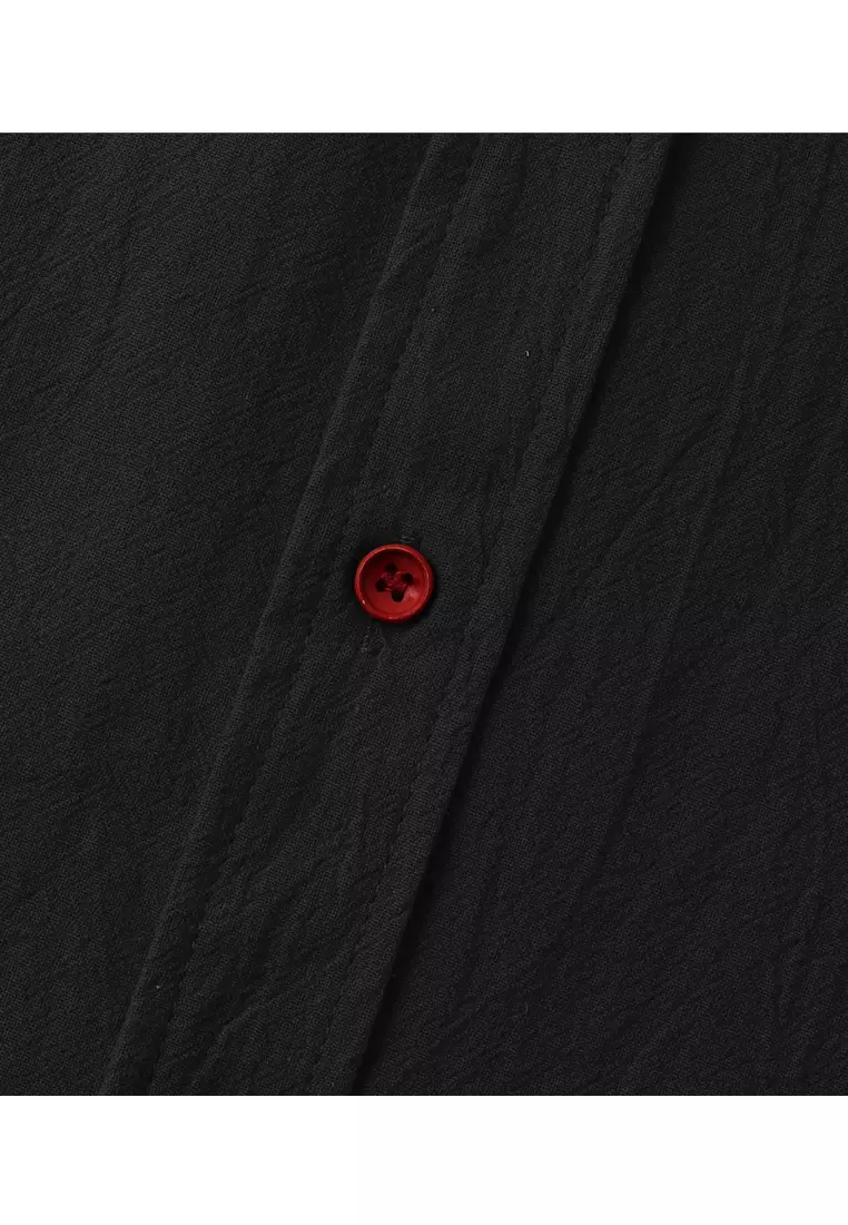 Loose Square-neck Linen Shirt YL-SKD01