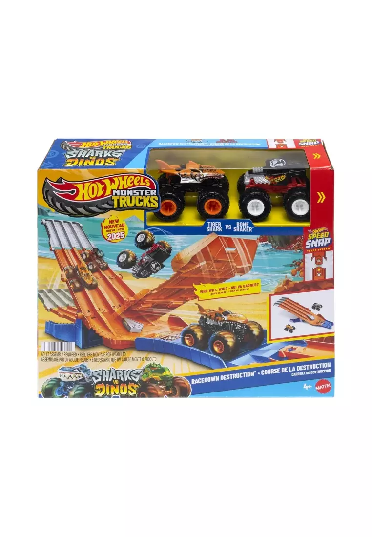 Monster Trucks Downhill Destruction Playset