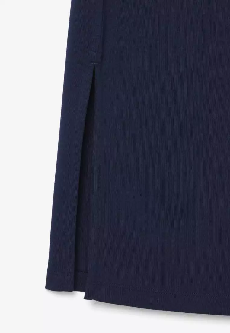 Trim Accent Jersey T-shirt Dress