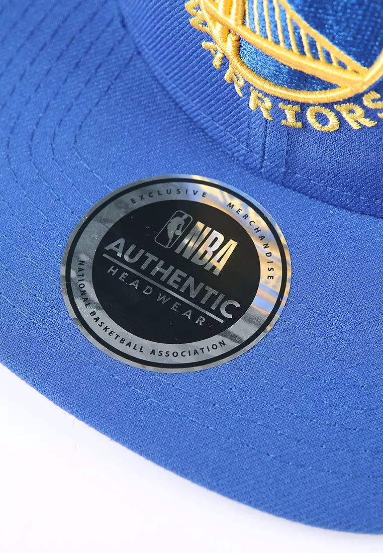 Logo Embroidery Golden State Warriors Mens Flat Flexfit Cap