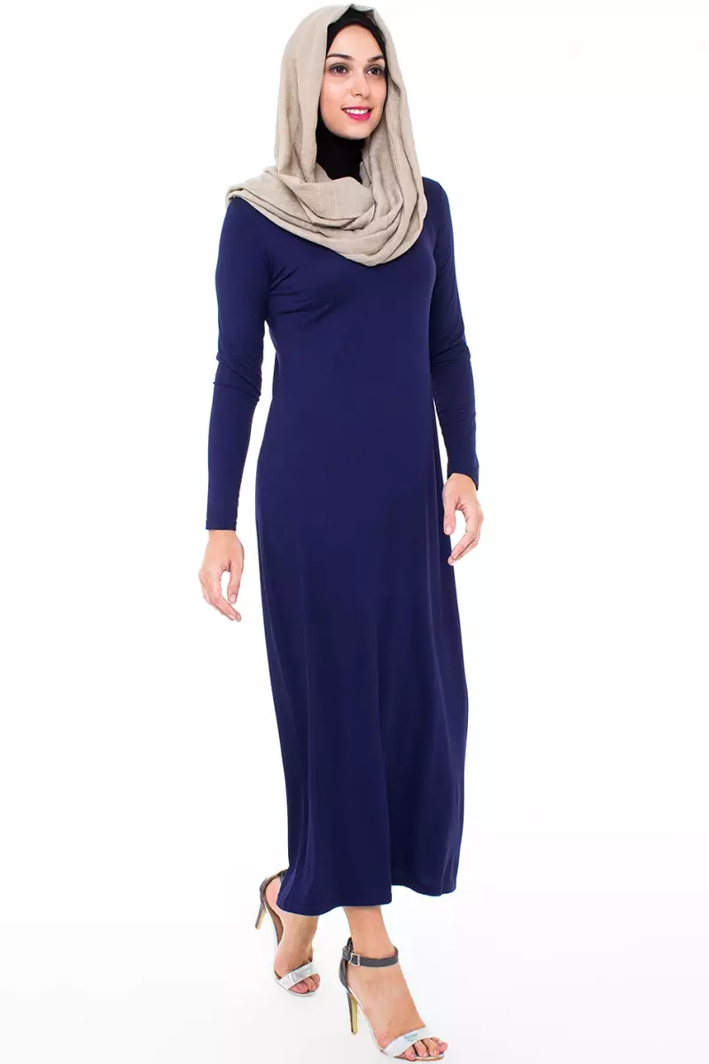 JV Hasanah Manset Gamis Navy | Inner Manset Gamis Rayon Adem