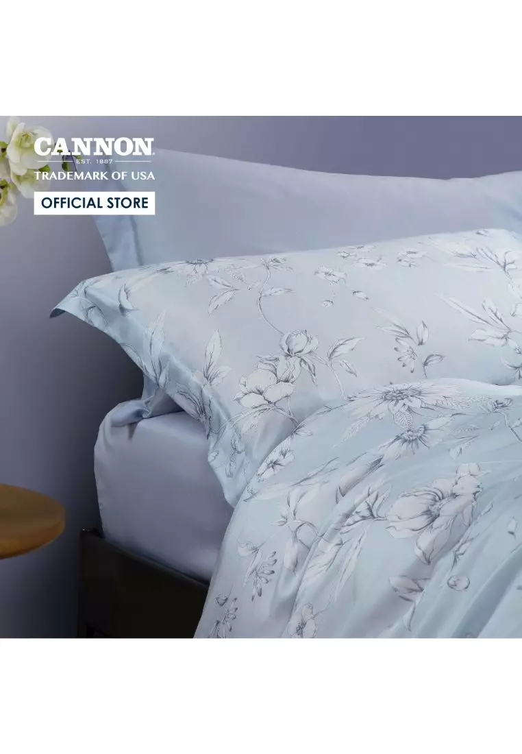 Buy CANNON CANNON Ashton TENCEL™ Quilt Cover Set Hannely 1000TC