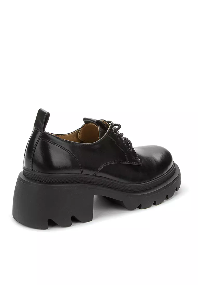 Chunky sole lace up shoes sale