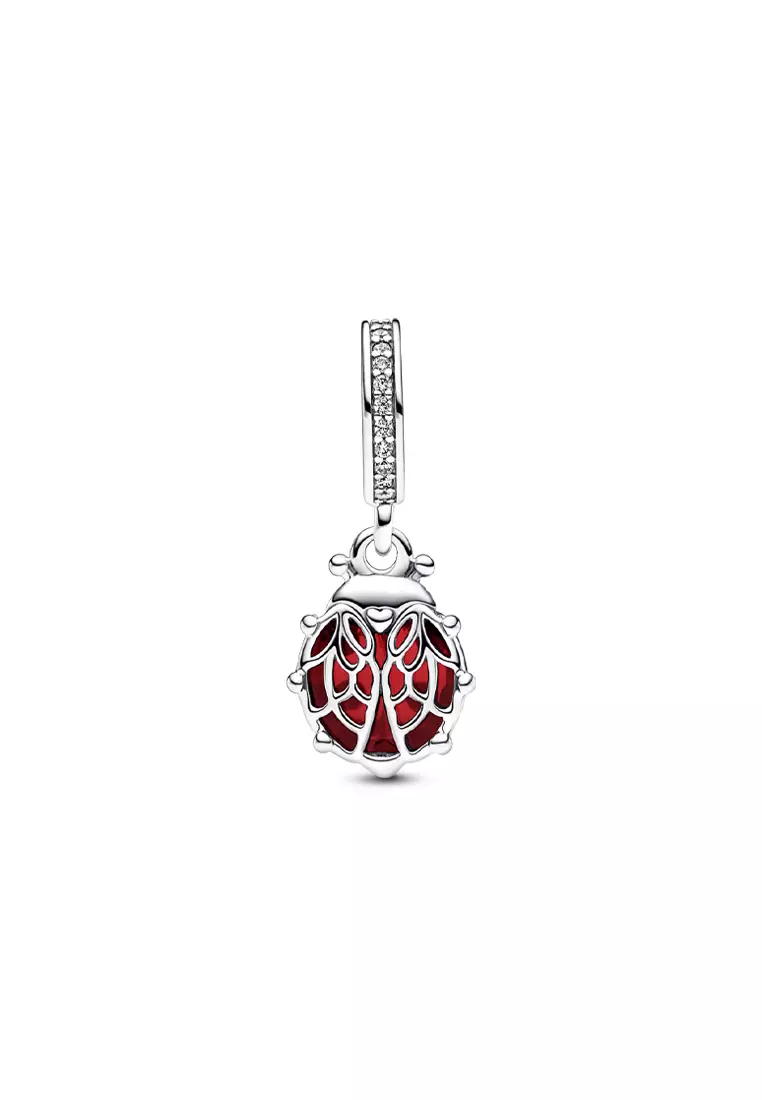 Pandora Red Ladybird Dangle Charm