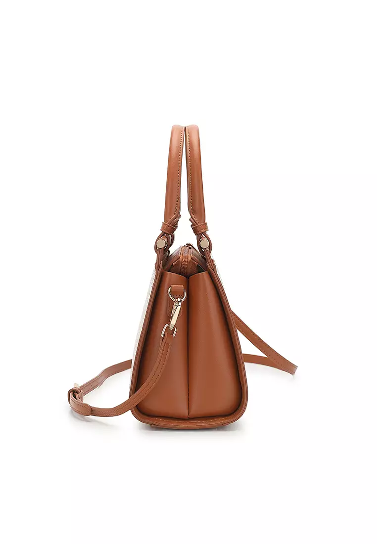 Women's Top Handle Bag / Sling Bag / Crossbody Bag / Shoulder Bag (Tas Tangan Wanita / Tas Selempang Wanita / Tas Bahu Wanita) - Hitam