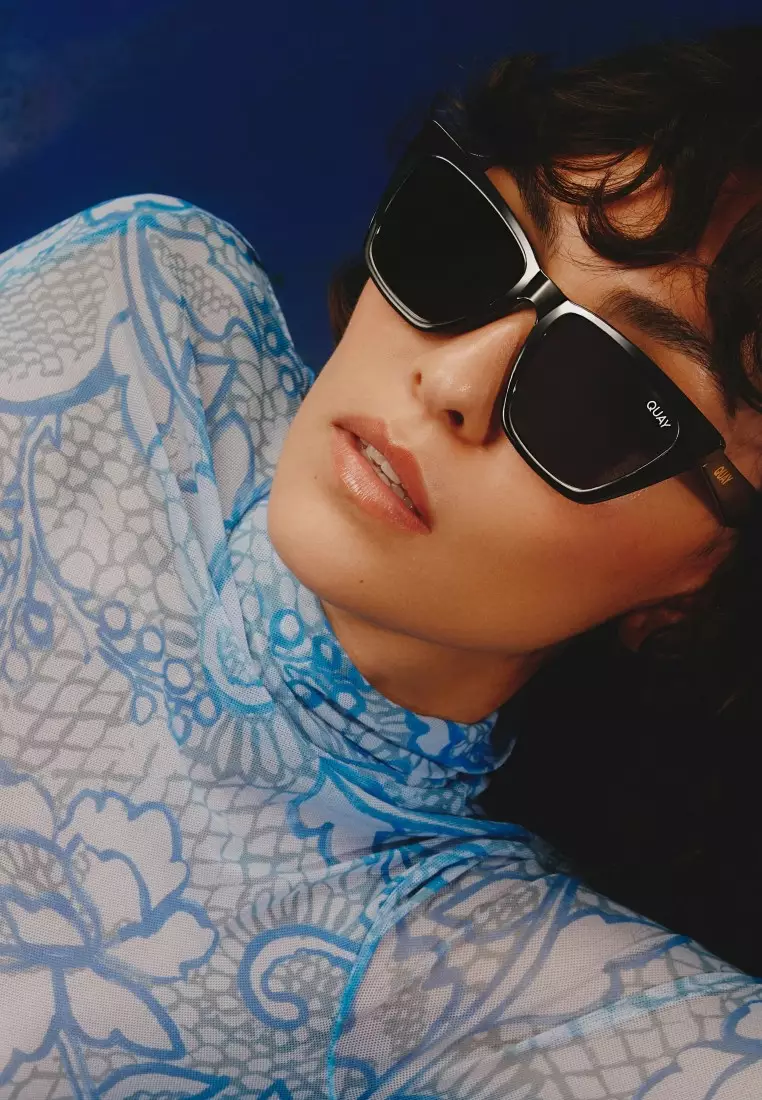 Call The Shots Sunglasses - Black/Smoke Polarized