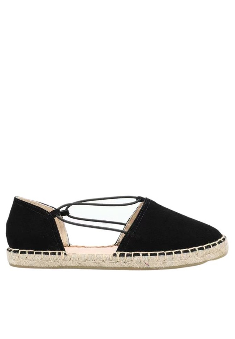 Suede Leather Espadrille Sandals HB012
