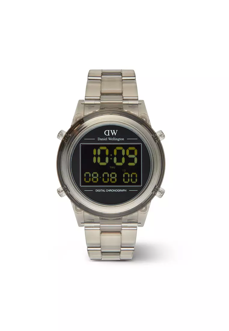 Jual Daniel Wellington Retro Digital 42mm Light Grey Unisex