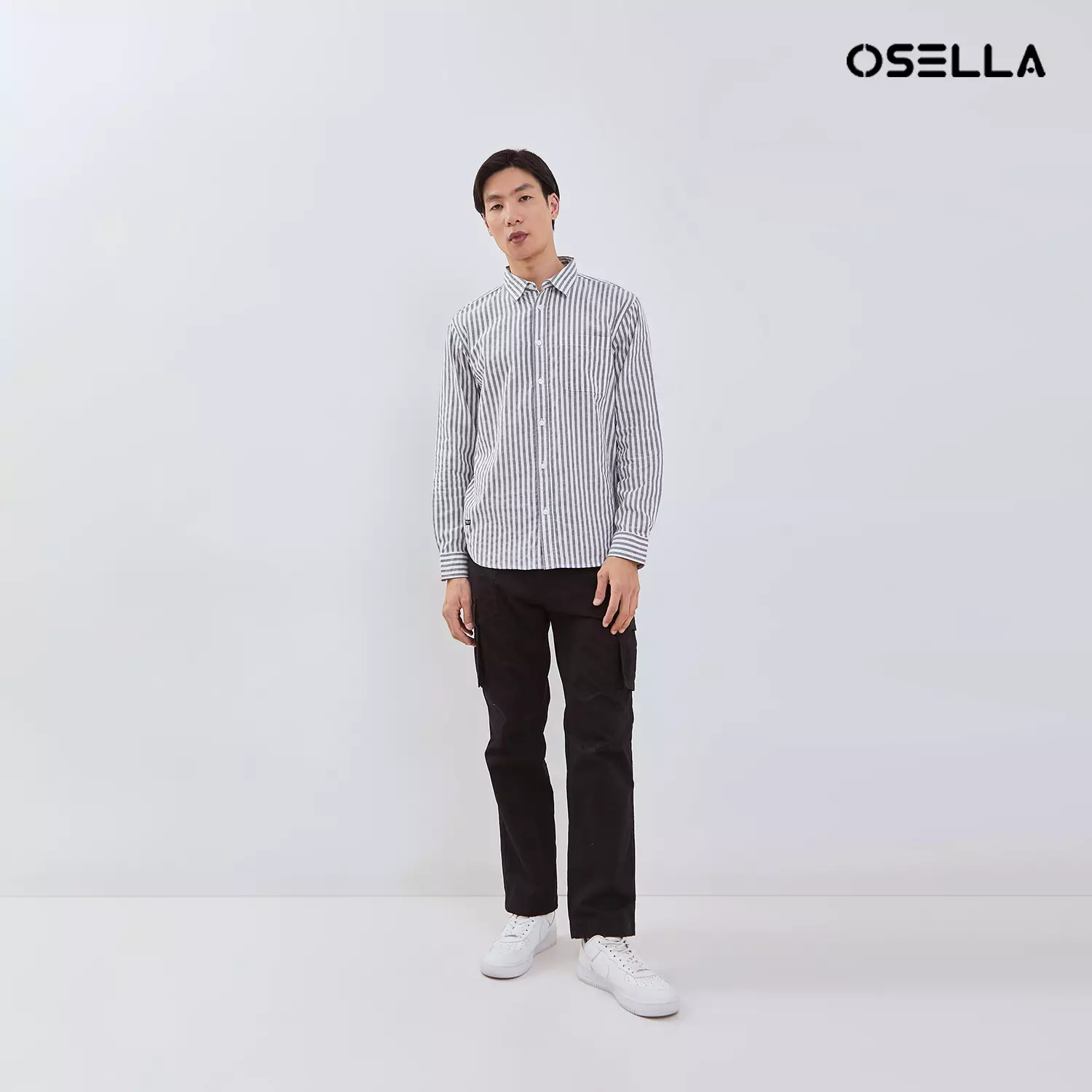 [NEW] Osella Soetta Long Sleeve Shirt 20374013 | Kemeja Lengan Panjang Pria