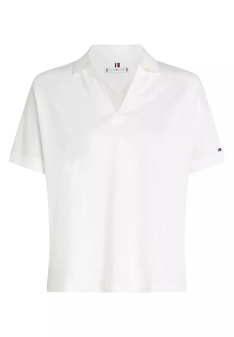 Women's Lyocell Open-Nk Relaxed Polo