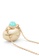 Majade Jewelry green and blue and gold MAJADE - Bottle Amphora Vessel Amazonite 925 Silver Necklace 3D4F1AC6CAD653GS_3